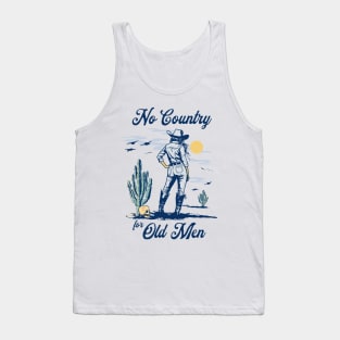 No Country for Old Men Feminist Pro Choice Vintage Cowgirl Tank Top